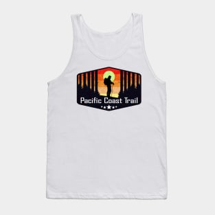 Pacific Coast Trail California Oregon Washington Hiking Hike Hiker Tank Top